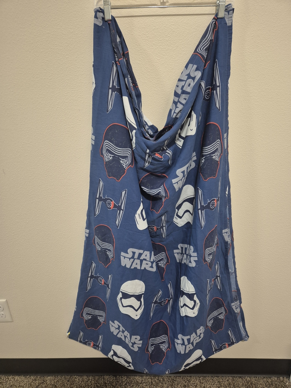 Star Wars 2pc (1) Flat & (1) Pillow Case Twin Sheets Storm Troopers TIE Fighter